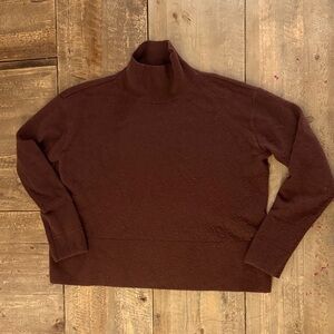Everlane Rich Burgundy Cashmere Turtleneck